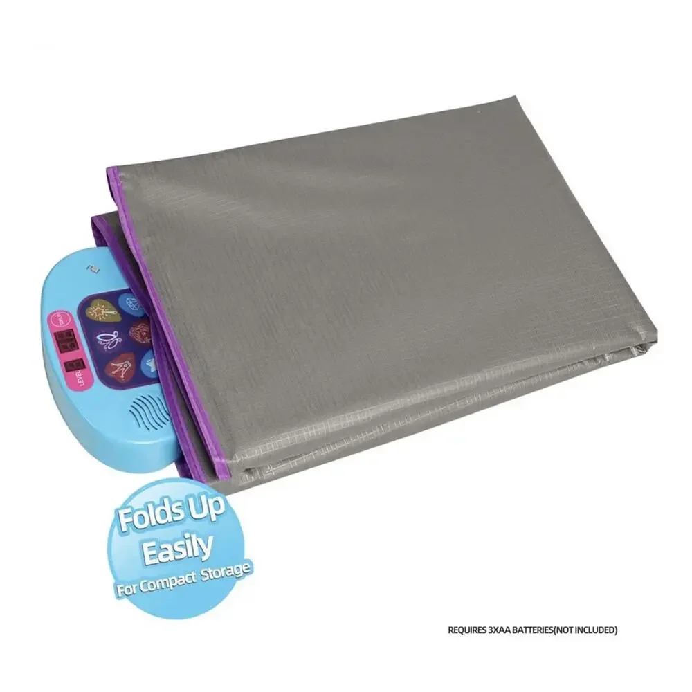 SUNLIN Dance Mat Rhythm Step Play Mat LED Music Kids Pink NIB 35”x36”